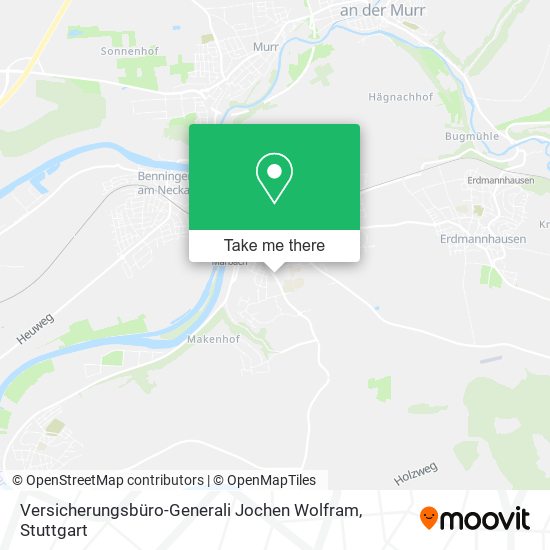 Versicherungsbüro-Generali Jochen Wolfram map