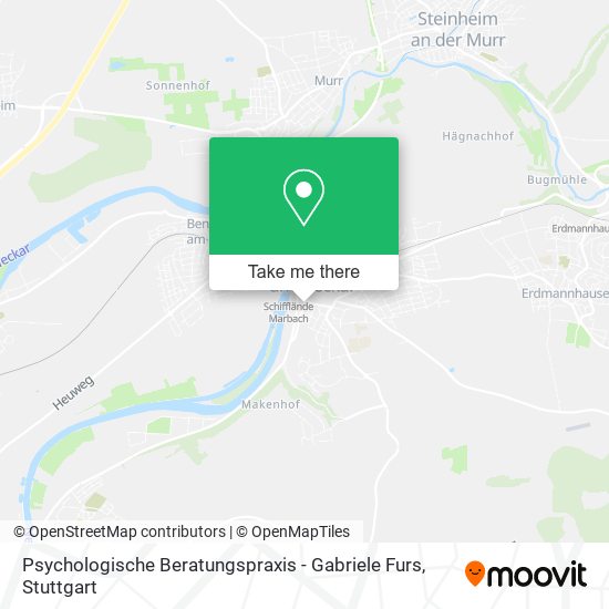 Psychologische Beratungspraxis - Gabriele Furs map