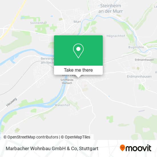 Карта Marbacher Wohnbau GmbH & Co