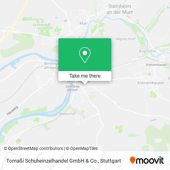 Карта Tomaßi Schuheinzelhandel GmbH & Co.