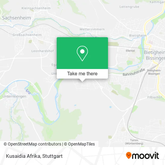 Карта Kusaidia Afrika