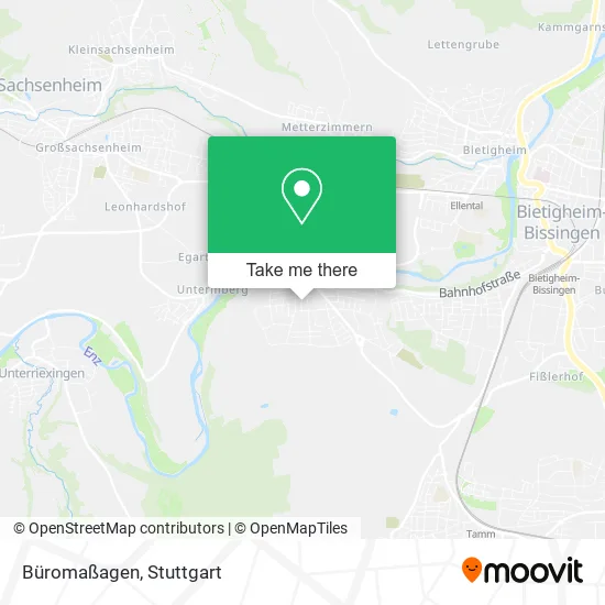 Карта Büromaßagen