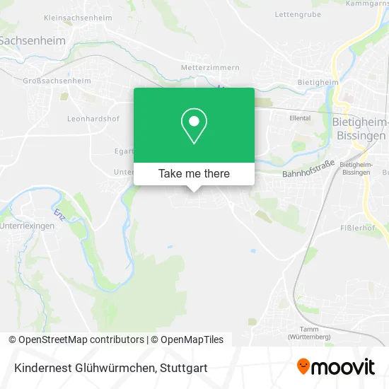 Карта Kindernest Glühwürmchen