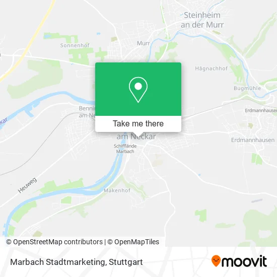 Карта Marbach Stadtmarketing