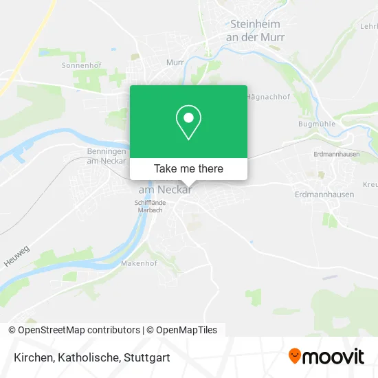 Карта Kirchen, Katholische