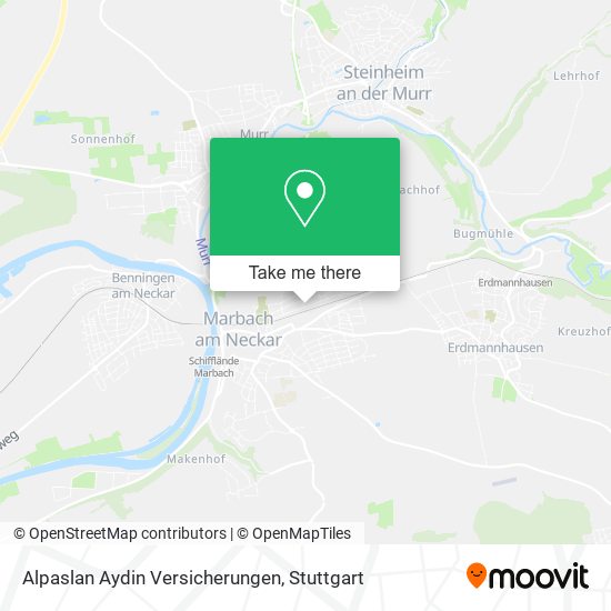 Alpaslan Aydin Versicherungen map