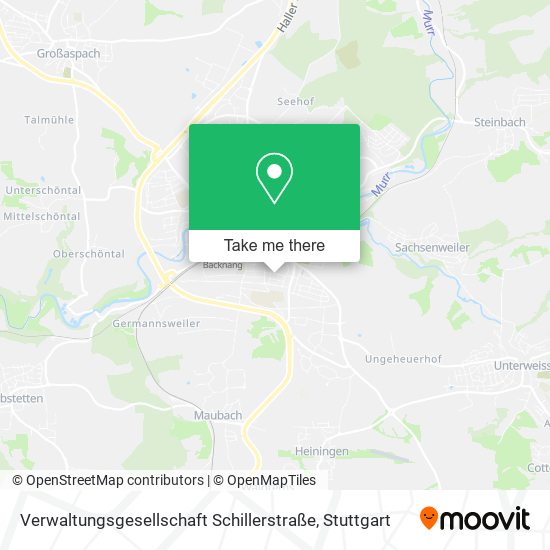 Verwaltungsgesellschaft Schillerstraße map