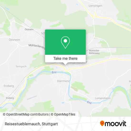 Карта Reisestueblemauch