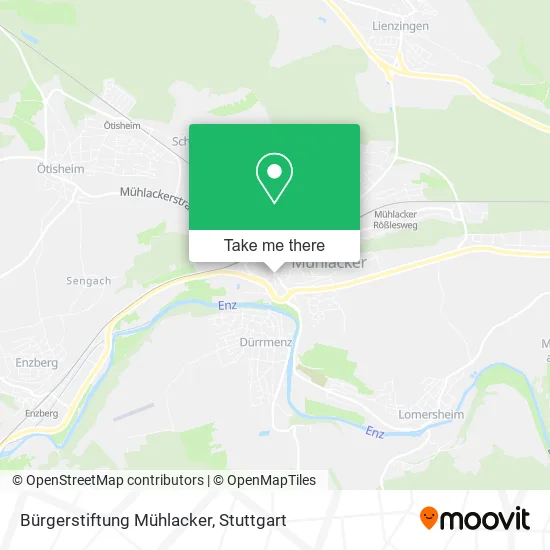 Карта Bürgerstiftung Mühlacker