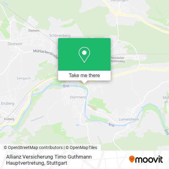 Allianz Versicherung Timo Guthmann Hauptvertretung map
