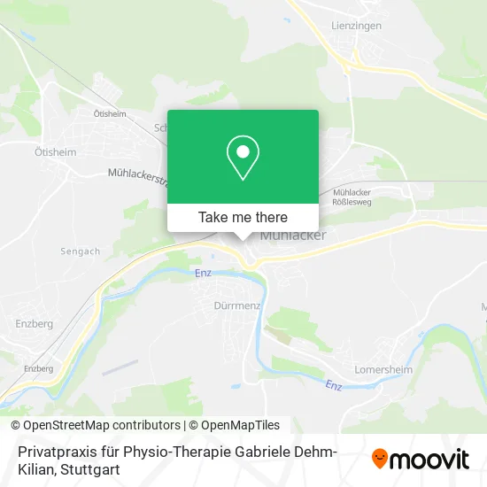 Карта Privatpraxis für Physio-Therapie Gabriele Dehm-Kilian