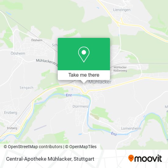Central-Apotheke Mühlacker map