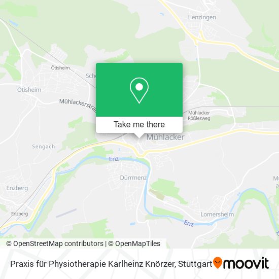 Praxis für Physiotherapie Karlheinz Knörzer map