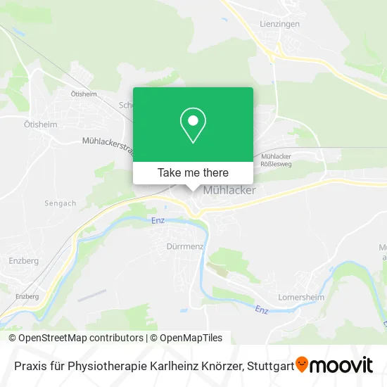 Карта Praxis für Physiotherapie Karlheinz Knörzer
