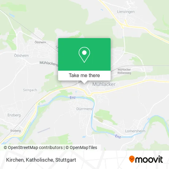 Карта Kirchen, Katholische