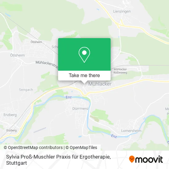 Карта Sylvia Proß-Muschler Praxis für Ergotherapie
