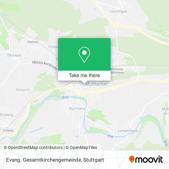 Evang. Gesamtkirchengemeinde map