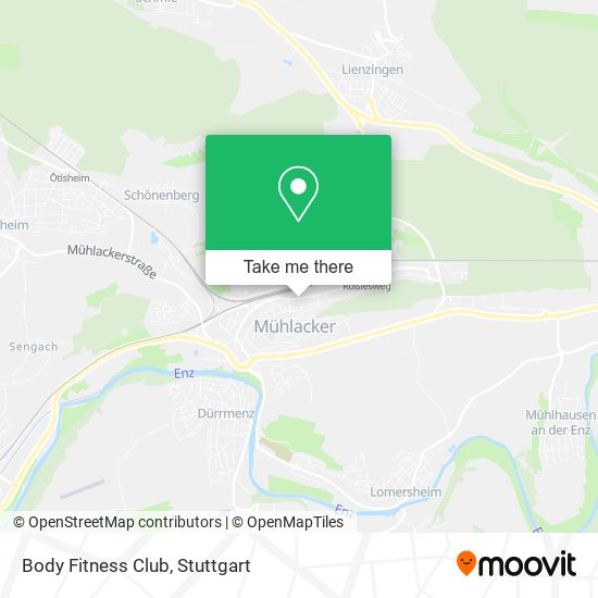 Body Fitness Club map