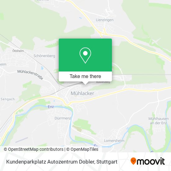 Kundenparkplatz Autozentrum Dobler map