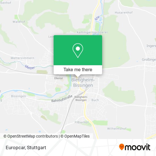 Europcar map