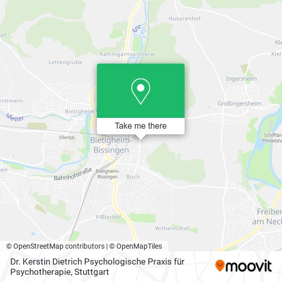 Dr. Kerstin Dietrich Psychologische Praxis für Psychotherapie map