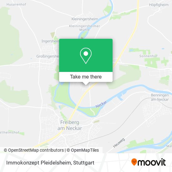 Immokonzept Pleidelsheim map