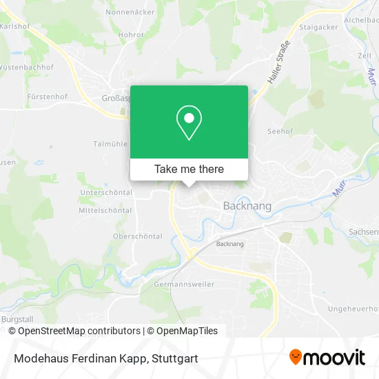 Карта Modehaus Ferdinan Kapp