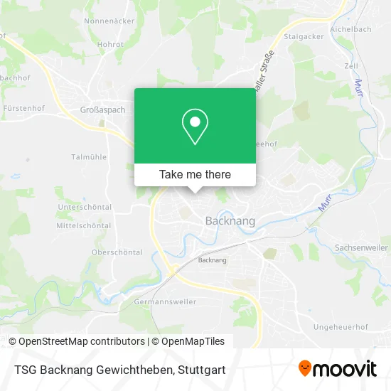 Карта TSG Backnang Gewichtheben