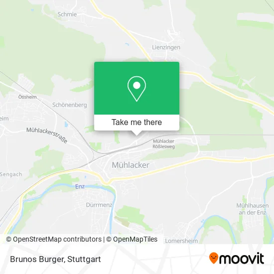 Карта Brunos Burger