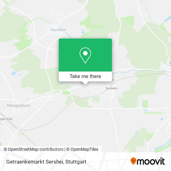 Getraenkemarkt Sershei map