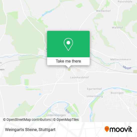 Карта Weingarts Steine