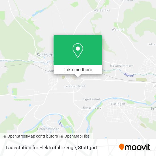Ladestation für Elektrofahrzeuge map