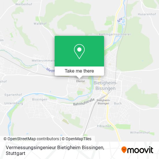 Карта Vermessungsingenieur Bietigheim Bissingen