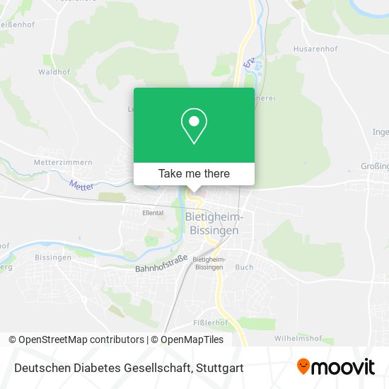 Deutschen Diabetes Gesellschaft map