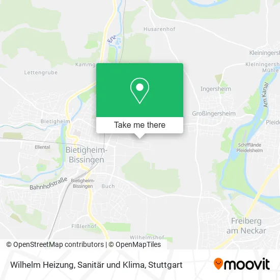 Карта Wilhelm Heizung, Sanitär und Klima