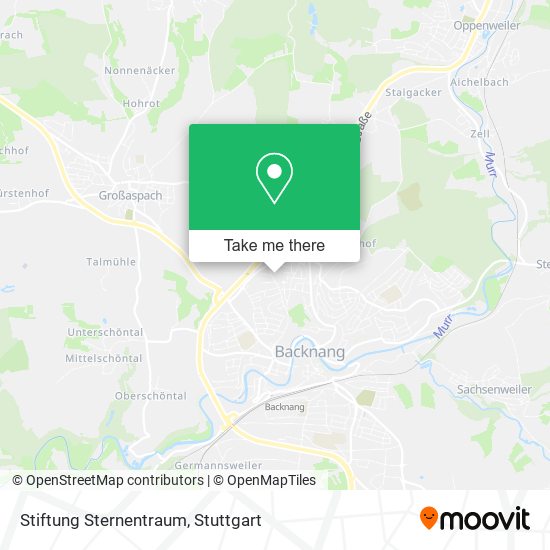 Stiftung Sternentraum map