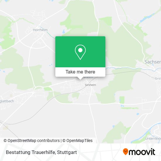 Bestattung Trauerhilfe map