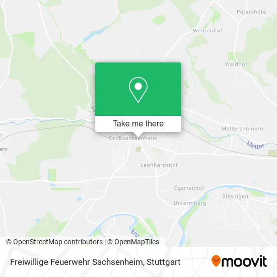 Карта Freiwillige Feuerwehr Sachsenheim