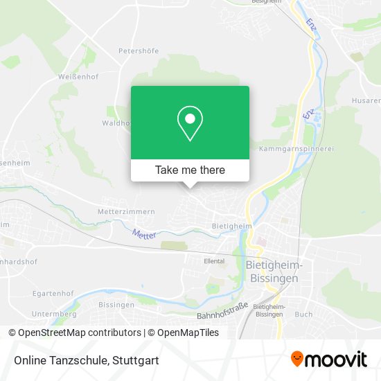 Online Tanzschule map