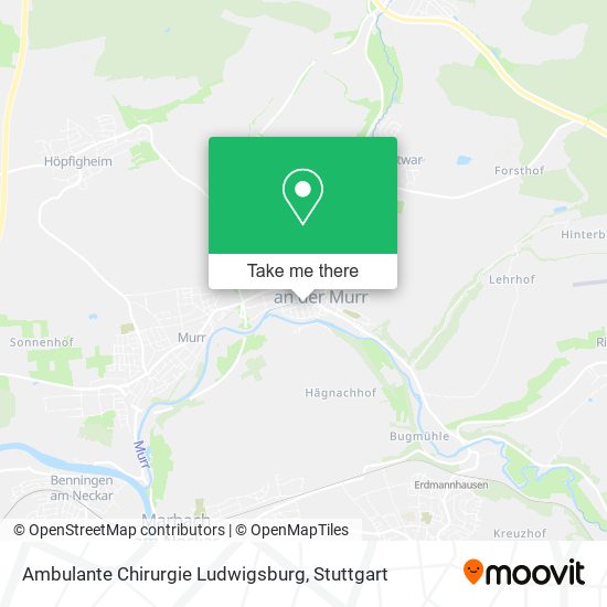 Ambulante Chirurgie Ludwigsburg map