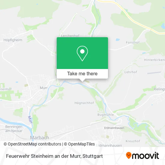 Карта Feuerwehr Steinheim an der Murr