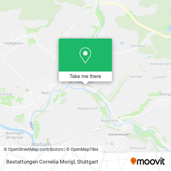 Bestattungen Cornelia Morigl map