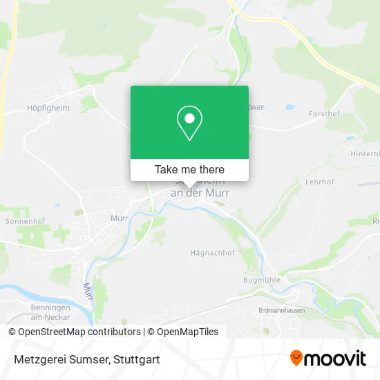Карта Metzgerei Sumser