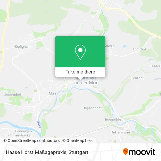 Карта Haase Horst Maßagepraxis