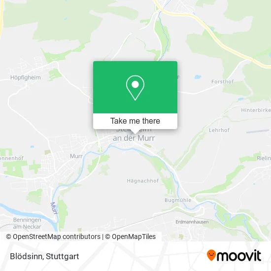 Карта Blödsinn