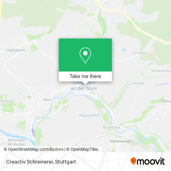 Карта Creactiv Schreinerei