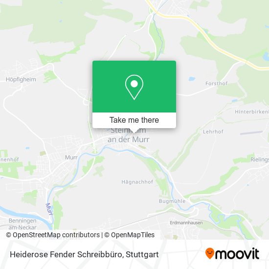 Карта Heiderose Fender Schreibbüro