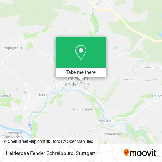 Карта Heiderose Fender Schreibbüro