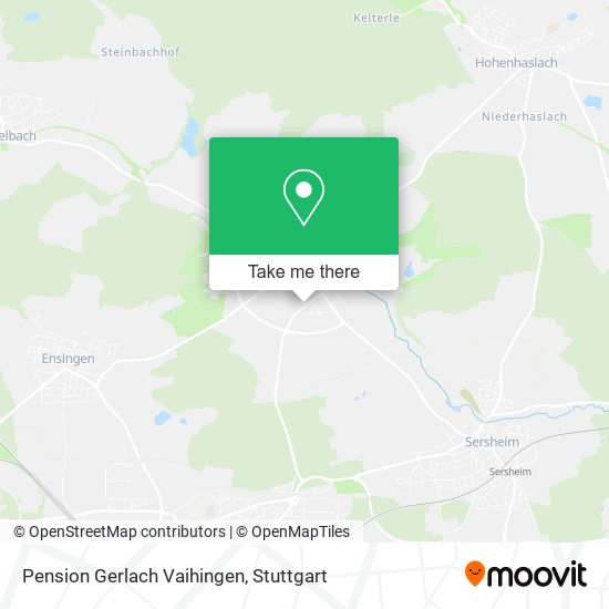 Pension Gerlach Vaihingen map