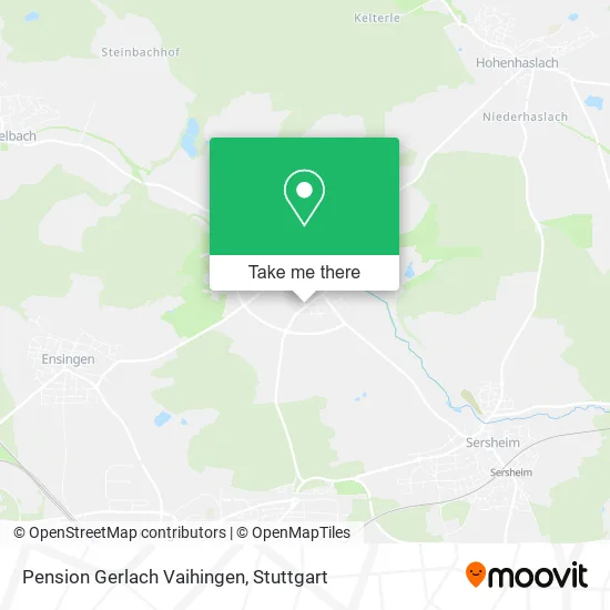 Карта Pension Gerlach Vaihingen